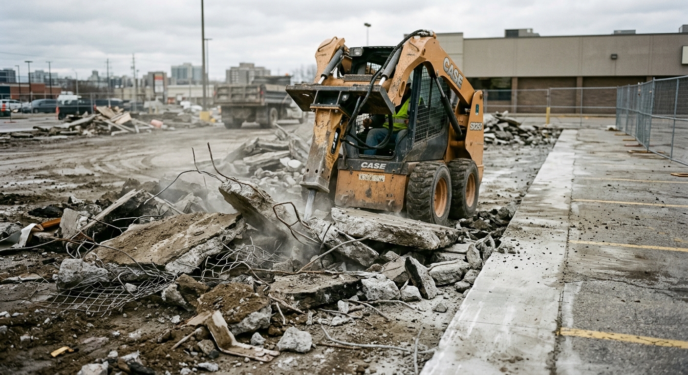 Demolition by Belmont Concrete Co.