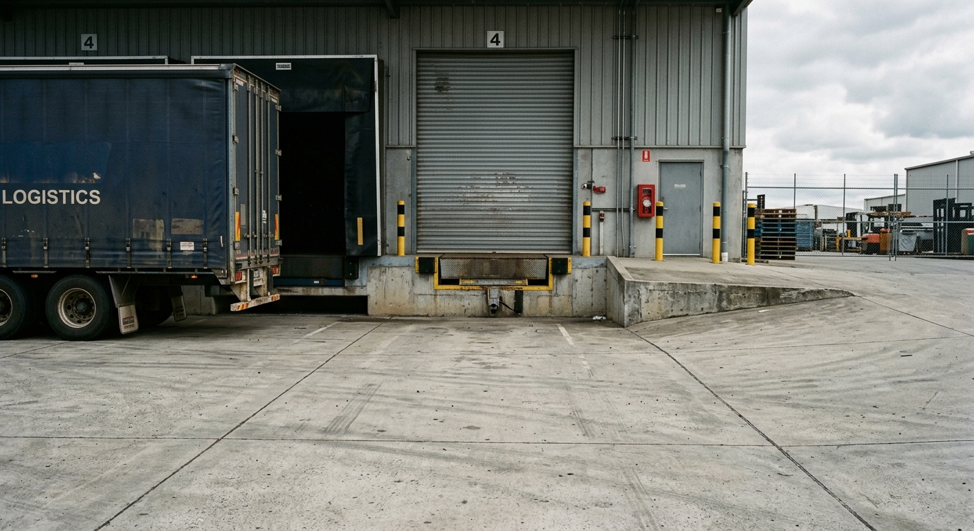 Loading dock by Belmont Concrete Co.