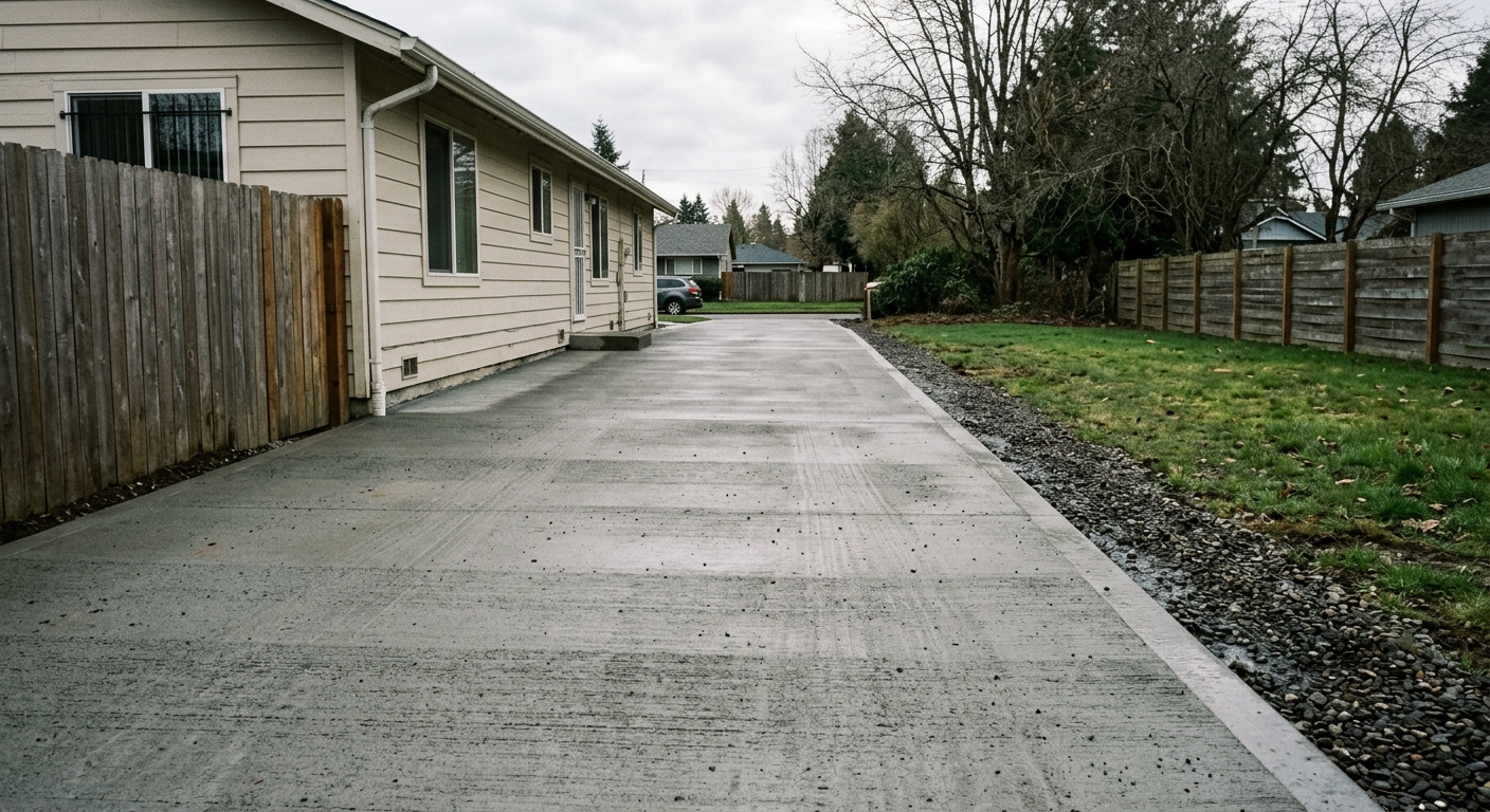 RV pad by Belmont Concrete Co.